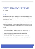 Hoofdstuk 1 (map 1) cultuurgeschiedenis