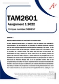 TAM2601 Assignment 1 2022