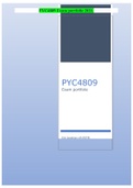 PYC4809 Exam portfolio 2021.