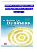 TEST BANK Understanding Business&comma; 13th  Edition By William Nickels&comma; Jim McHugh&comma;  Chapters 1 &ndash; 20