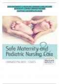 SAFE MATERNITY & PEDIATRIC NURSING CARE SECOND EDITION BY LUANNE LINNARD-PALMER  CHAPTER 1-38&vert;COMPLETE GUIDE