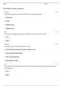 AAMI INTRODUCTION TO MICROBIOLOGY FINAL REVIEW QUESTIONS AND ANSWERS
