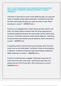 ASE A3 TEST 2024-2025&sol;ACTUAL COMPLETE EXAM QUESTIONS  AND CORRECT ANSWERS &lpar;VERIFIED ANSWERS &rpar; ALREADY  GRADED A&plus;&period;