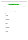 SCIN138Week 8 Exam Questions And Answers( With Complete Solution)