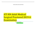 ATI RN Adult Medical Surgical Proctored 2019 A Examination