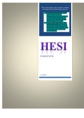 HESI Version 5 Exam Study Guide (Revised 2023) Questions with Answers Provided Graded A