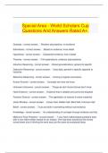   Special Area - World Scholars Cup Questions And Answers Rated A&plus;&period;