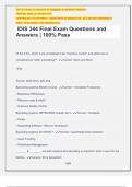 IDIS 344 Final Exam Questions and Answers &vert; 100&percnt; Pass