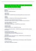 Colorado Drivers Ed&period; All Quiz Questions &lpar;Fall 2019&rpar; Verified 2024