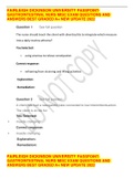 FAIRLEIGH DICKINSON UNIVERSITY PASSPOINT-GASTROINTESTINAL NURS MISC EXAM QUESTIONS AND ANSWERS BEST GRADED A+ NEW UPDATE 2022