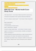 MSN 620 Bundled Exams Questions and Answers &vert; 100&percnt; Pass