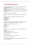 NUR2356 Multidimensional Care