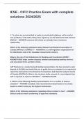 IFSE - CIFC Practice Exam with complete solutions 2024&lowbar;2025&period;