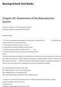 Chapter 69: Assessment of the Reproductive System | Nursing School Test Banks.pdf 2021/2022 (LINKED TO  Introduction to Medical-Surgical Nursing - E-Book notes)