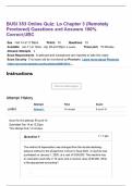 BUSI 353 Online Quiz&colon; Lo Chapter 3 &lpar;Remotely Proctored&rpar; Questions and Answers 100&percnt; Correct&semi;UBC