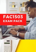 FAC1503 NEW Questions and Answers Updated pack