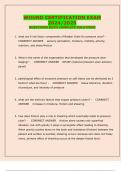 WOUND CERTIFICATION EXAM 2024&sol;2025 QUESTIONS WITH COMPLETE SOLUTIONS