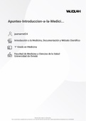 Apuntes Introducción a la medicina COMPLETOS - Universidad de Oviedo