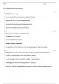 RADT 400 EXAM 3 QUESTIONS AND ANSWERS