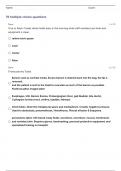 RADT 400 EXAM 2 QUESTIONS AND ANSWERS