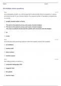 RADT 400 REVIEW QUESTIONS AND ANSWERS
