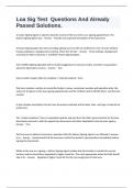 Loa Sig Test  Questions And Already Passed Solutions&period;