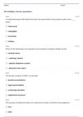 FINAL EXAM RADT 400 QUESTIONS AND ANSWERS