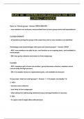 NUR 160 BUNDLED EXAMS WITH QUESTIONS AND 100&percnt; CORRECT ANSWERS &lpar;Graded A&plus;&rpar;