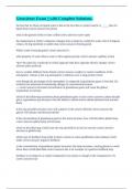 Geoscience Exam &vert;&vert; with Complete Solutions&period;