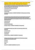 CLINICAL CHEM TEST BANK &lpar;FINAL EXAM&rpar; QUESTIONS AND ANSWERS LATEST UPDATE 2024&sol;2025 BEST RATED A&plus; 