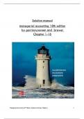 Solution manual  managerial accounting 18th edition  by garrison&comma;noreen and  brewer   Chapter 1-16