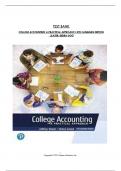 TEST BANK   COLLEGE ACCOUNTING A PRACTICAL APPROACH 14TH CANADIAN EDITION  SLATER&comma; DEBRA GOO 
