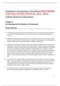 Horngren&rsquo;s Accounting 11th Edition TEST BANK AND SOLUTIONS MANUAL 2025  Miller-Nobles Mattison Matsumura 