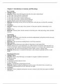 "Anatomy & Physiology Practice Test Bank for Nursing Exams"
