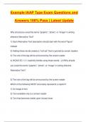 Example IAAP Type Exam Questions and Answers 100&percnt; Pass &vert; Latest Update