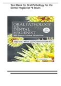 Test Bank for Oral Pathology for the Dental Hygienist 7E Ibsen.pdf