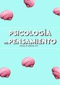 Apuntes completos Psicología del Pensamiento - UNED