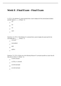 COMP 230 Week 8 Final Exam | Latest Update | 100% Correct Solution | Download To Score An A