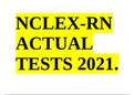 NCLEX-RN ACTUAL TESTS 2021 (Rated A+)