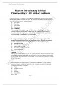 Roachs Introductory Clinical Pharmacology 11th edition testbank&period; Latest 2025&sol;2026&comma; all Chapters 
