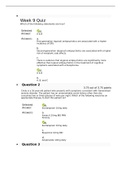NURSING NUR200Quizs Week3 and Week9