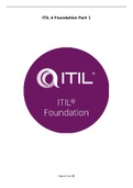 ITIL 4 Foundation t/m H3 