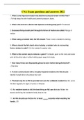 CNA Exam questions and answers 2022