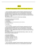 Certified Postanesthesia Nurse CPAN Exams Forms 1-4