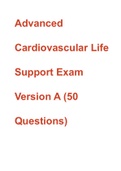 Advanced  Cardiovascular Life Support Exam Version A &lpar;50 Questions&rpar; 1&period; You find an unresponsive patient who is not breathing&period; After activating the emergency response system&comma; you determine that there is no pulse&period; What is your next action&quest;  A&period; Open the airw