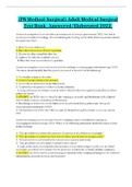 &lpar;PN Medical-Surgical&rpar; Adult Medical Surgical Test Bank