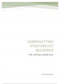 Samenvatting Staatsrecht  -   Staatsrecht begrepen -  Staats en bestuursrecht &lpar;USG2060&rpar;