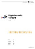 Portfolio Digitale media&colon; content &lpar;Cijfer 9&comma;5&rpar;