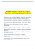  Portage Learning - BIOD 151 Exam 1 Questions And Answers Latest Top Score&period;