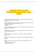 Comptia A&plus; 220-1101 Core 1 Study Questions And Answers 100&percnt; Verified&period;